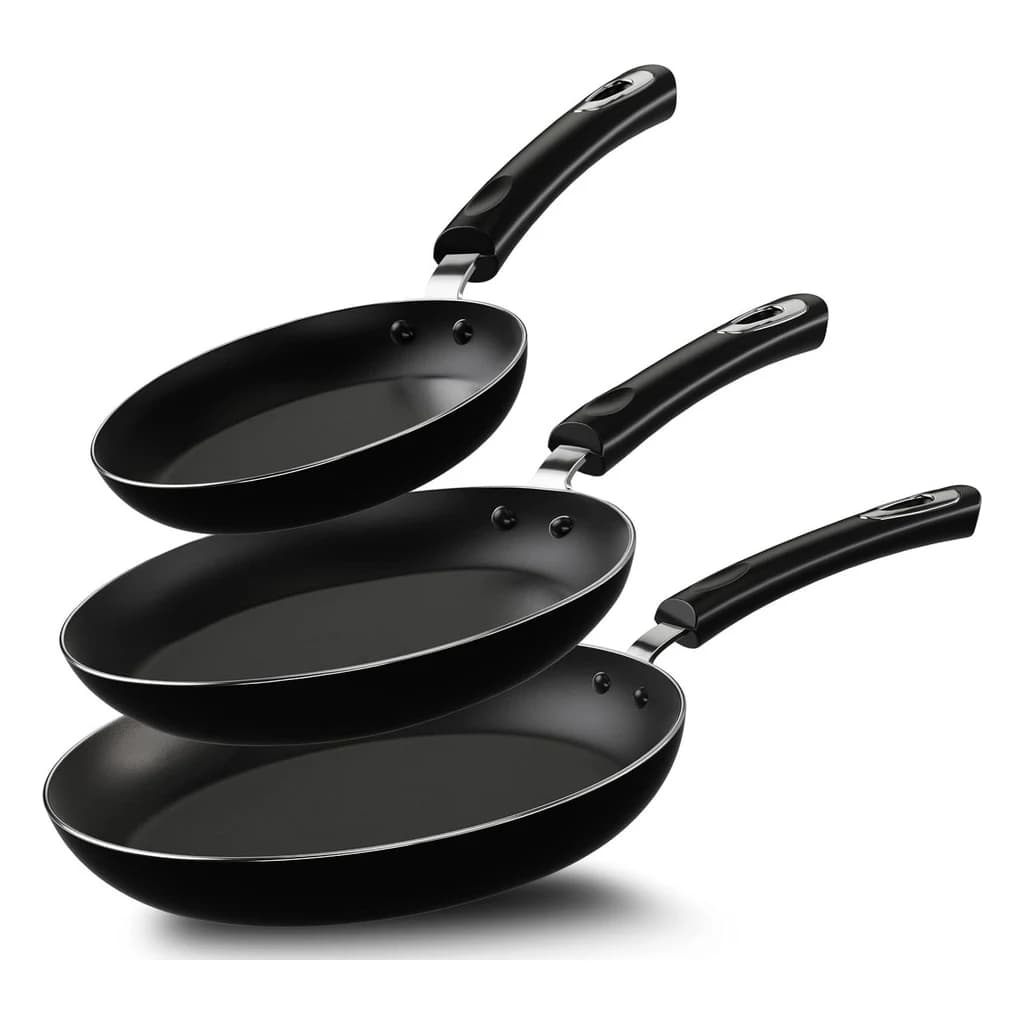 Non-Stick Frying Pan Trio, 20, 24 and 28 cm